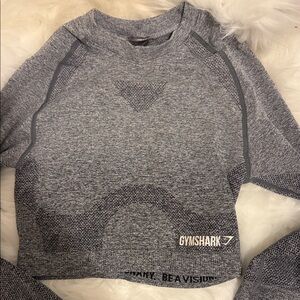 Gymshark Heather Gray Seamless Top